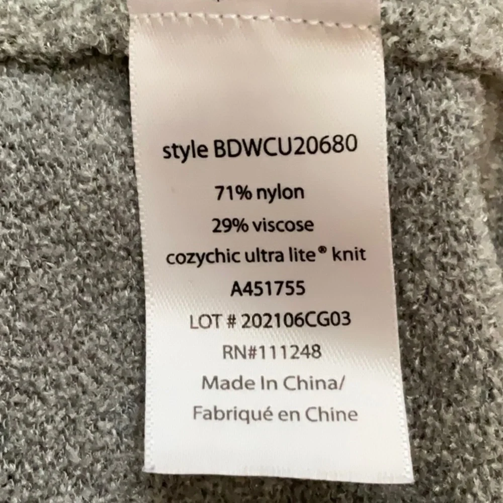 Barefoot Dreams Cozychic Ultra Lite Cowl Neck Sweater Size S